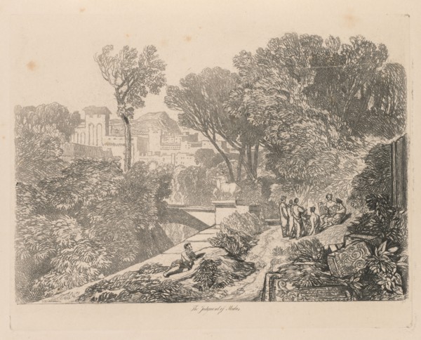 Liber Studiorum: Plate 6, The Judgment of Midas, 1838. John Sell Cotman (British, 1782-1842).