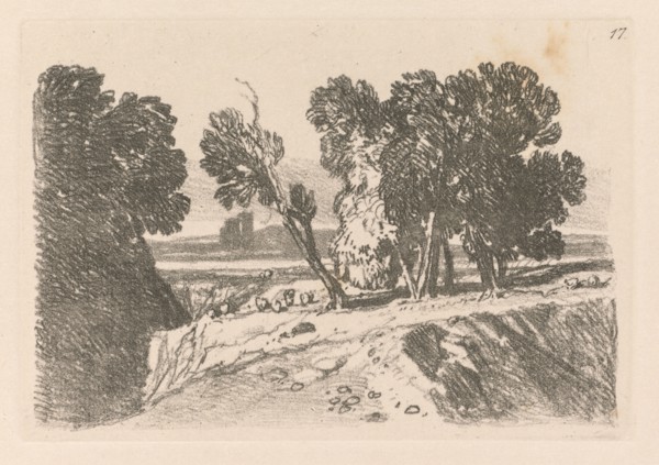 Liber Studiorum: Plate 17, A Study, 1838. John Sell Cotman (British, 1782-1842). Softground