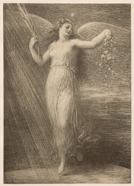 L'Estampe Moderne: Immortalité, 1898. Henri Fantin-Latour (French, 1836-1904), Imprimerie