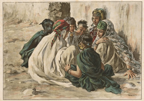 L'Estampe Moderne: Jeux de Fillettes à Laghouat, 1899. Étienne Dinet (French, 1861-1929),