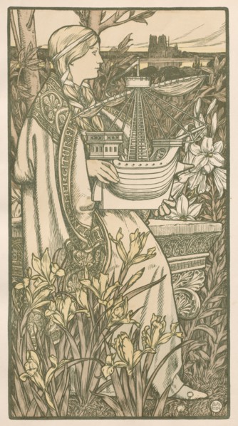 L'Estampe Moderne: Lutèce, 1898. Adolphe Giraldon (French, 1855-1933), Imprimerie Champenois. Color
