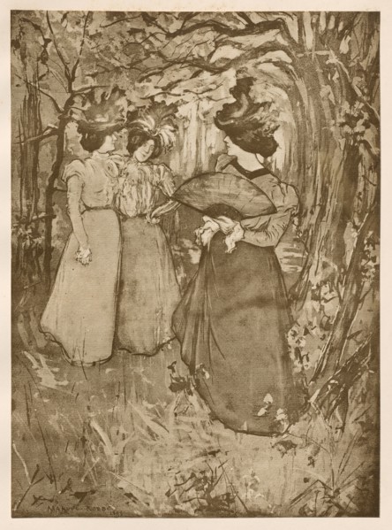 L'Estampe Moderne: Menuet d'Automne, 1898. Manuel Robbe (French, 1872-1936), Imprimerie Champenois.