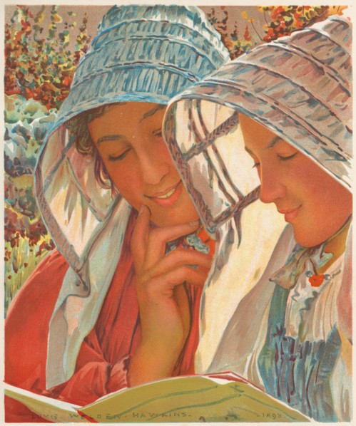 L'Estampe Moderne: Liseuses: L'Estampe Moderne: Liseuses. Louis Welden Hawkins (French, 1849-1910),