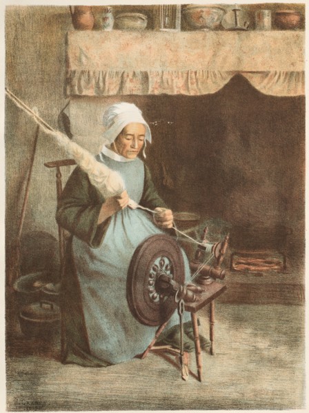 L'Estampe Moderne: L'Aïeule: L'Aïeule, 1899. Jeanne Granes (French, 1887-1917), Imprimerie