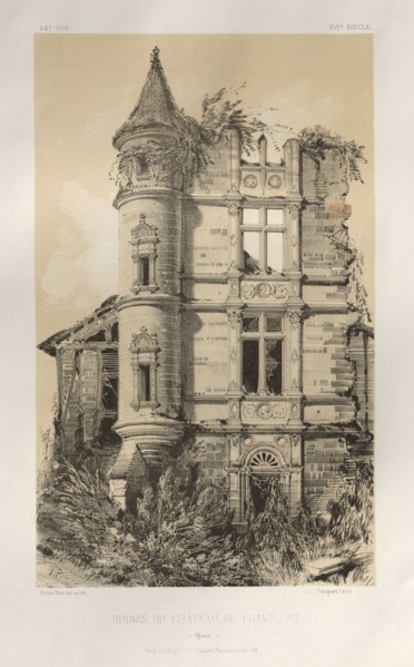 Architecture Pittoresque ou Monuments des xveme. Et xvieme. Siecles: Chateaux De France des XV et