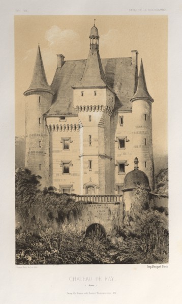 Architecture Pittoresque ou Monuments des XVeme. Et XVIeme. Siecles: Chateaux de France des XV et