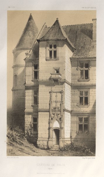 Architecture Pittoresque ou Monuments des XVeme. Et XVIeme. Siecles: Chateaux de France des XV et