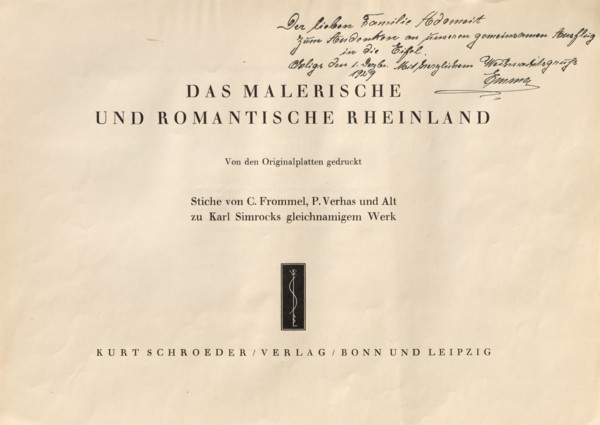 Das Malerische und Romantische Rheinland, 1928. Henry Winkles (British, 1801-1900), after Theodor
