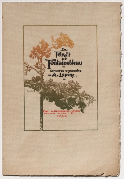 Fontainebleau Forest: Ad for "Fontainebleau Forest" (La Forêt de Fontainebleau), 1890. Auguste