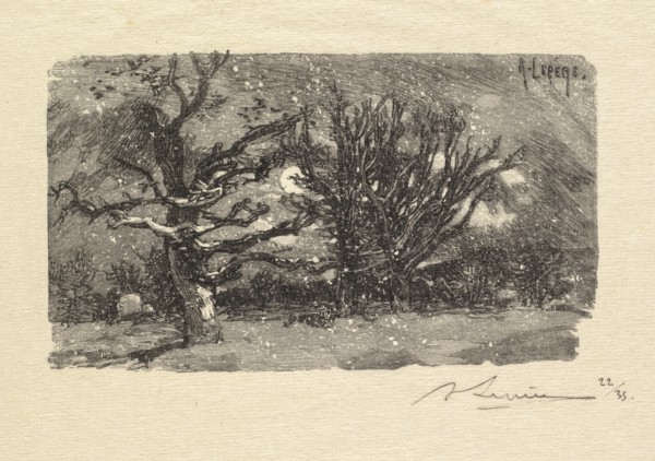 Fontainebleau Forest: Au dormoir de Lantara (La Forêt de Fontainebleau: Au dormoir de Lantara),