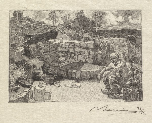 Fontainebleau Forest: Quarryman's Lodge (La Forêt de Fontainebleau: Une loge de carrier), 1890.