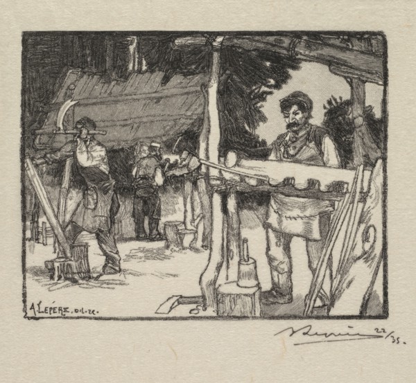 Fontainebleau Forest: Manufacturer of Slats (La Forêt de Fontainebleau: Le Fabricant de lattes),