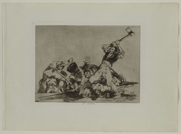 Disasters of War: Pl., 3, The Same (Thing) , 1810-1813. Francisco de Goya (Spanish, 1746-1828),