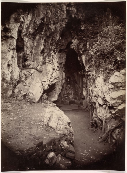 Hoa Nghiem Cave, Grotto of the August Transformation, c. 1875. Émile Gsell (French, 1838-1879).