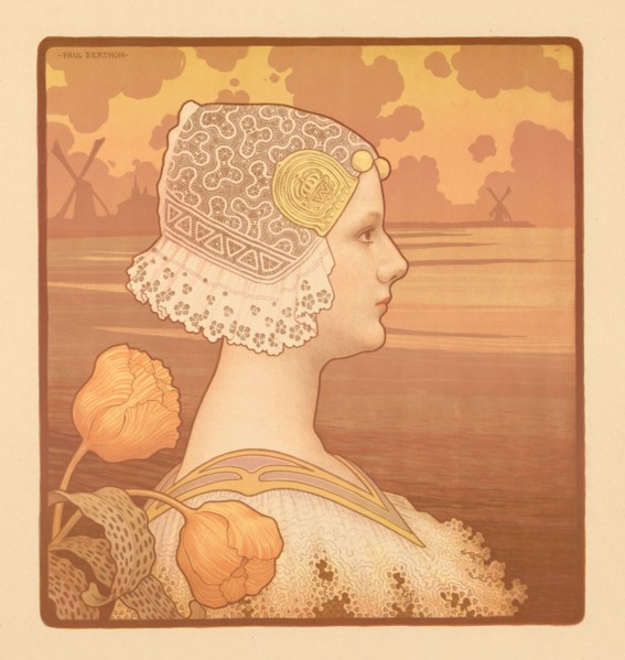 Her Most Gracious Majesty Queen Wilhelmina (Sa Très Gracieuse Majesté La Reine Wilhelmine), 1901.
