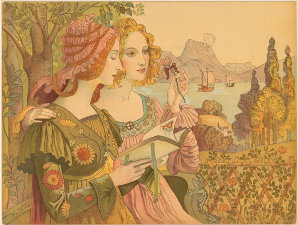 The Golden Legend (Legende Dorée), 1897. Armand Point (French, 1861-1932), F. Champenois, Paris..