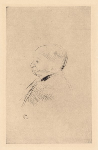 Portrait of a Man (Portrait d'un homme), 1898 (printed 1927). Henri de Toulouse-Lautrec (French,