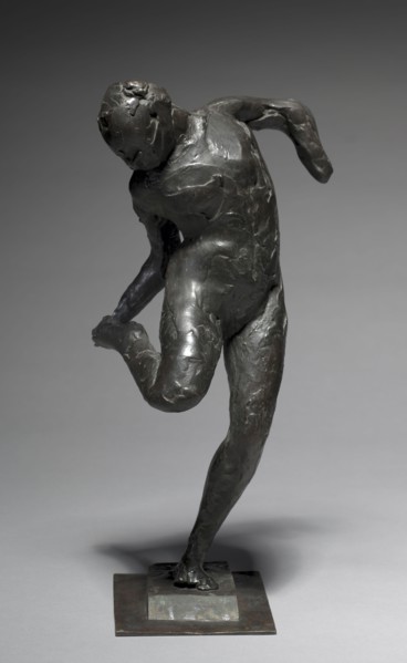 Dancer Looking at the Sole of her Right Foot, 1896-1897. Edgar Degas (French, 1834-1917). Bronze;