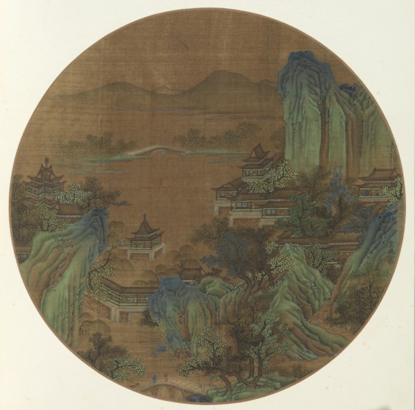 West Lake, Hangzhou, 1368-1644(?). China, early Ming dynasty (1368-1644) ?. Album leaf, ink and