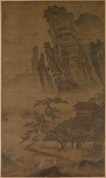 Landscape, 1644-1911. China, Qing dynasty (1644-1911). Ink and color on silk panel; overall: 177.5
