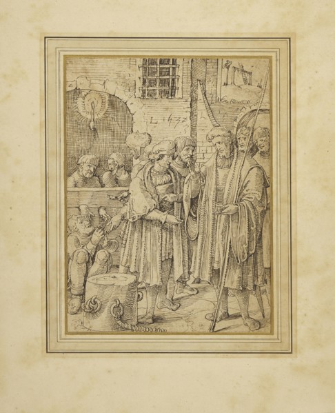 The Seven Acts of Mercy: Ransoming Prisoners; Pieter Cornelisz., Kunst, Dutch, about 1484 - 1560,1561, 1532; Pen and black ink