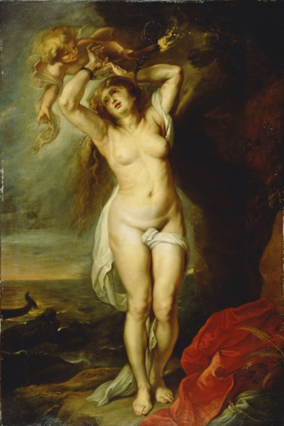 Andromeda; Workshop of Peter Paul Rubens, Flemish, 1577 - 1640, about 1640s; Oil on canvas; 196.9 x 130.8 cm