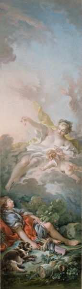 Aurora and Cephalus; François Boucher, French, 1703 - 1770, 1769; Oil on canvas; 265 x 86 cm, 104 5,16 x 33 7,8 in