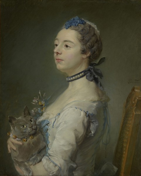 Magdaleine Pinceloup de la Grange, née de Parseval; Jean-Baptiste Perronneau, French, 1715 - 1783, 1747; Oil on canvas