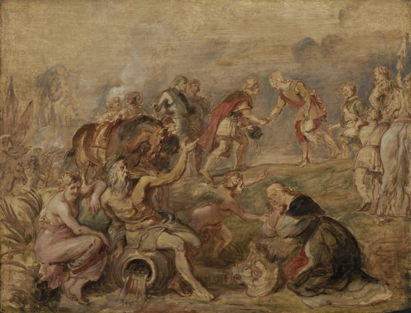 Meeting of King Ferdinand of Hungary and Cardinal-Infante Ferdinand of Spain at Nördlingen; Peter Paul Rubens, Flemish, 1577