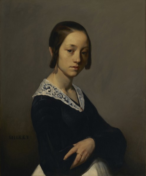 Louise-Antoinette Feuardent; Jean-François Millet, French, 1814 - 1875, France; 1841; Oil on canvas; 73.3 x 60 cm