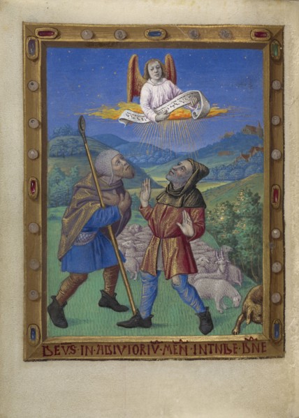 The Annunciation to the Shepherds; Georges Trubert, French, active Provence, France 1469 - 1508, Provence, France; about 1480
