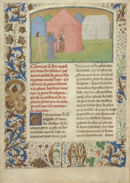 The Glory of Good Monks and Nuns; Simon Marmion, Flemish, active 1450 - 1489, Valenciennes, France; 1475; Tempera colors, gold