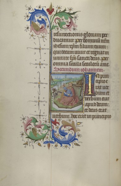 Saint John the Evangelist; Master of the Lee Hours, Flemish, active about 1450 - 1470, Ghent, probably, Belgium; about 1450
