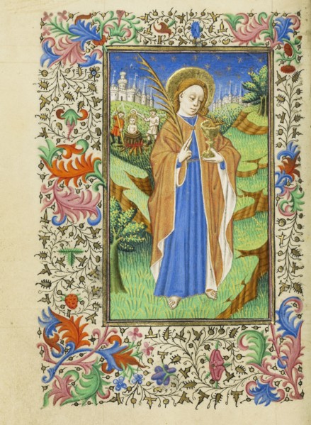 Saint John the Evangelist; Master of Sir John Fastolf, French, active before about 1420 - about 1450, or England; about 1430