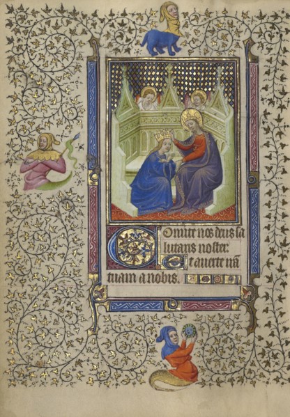 The Coronation of the Virgin; Follower of the Egerton Master, French , Netherlandish, active about 1405 - 1420, Paris, France