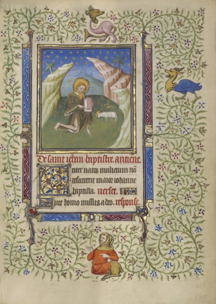 Saint John the Baptist; Follower of the Egerton Master, French , Netherlandish, active about 1405 - 1420, Paris, France