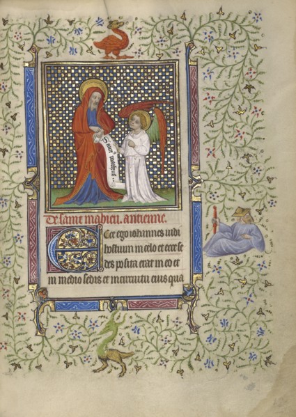 Saint Matthew; Follower of the Egerton Master, French , Netherlandish, active about 1405 - 1420, Paris, France; about 1410