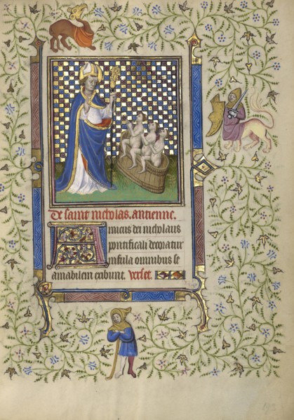 Saint Nicholas; Follower of the Egerton Master, French , Netherlandish, active about 1405 - 1420, Paris, France; about 1410