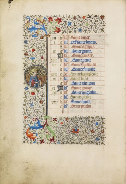 Saint Louis; Workshop of the Bedford Master, French, active first half of 15th century, Paris, France; about 1440 - 1450