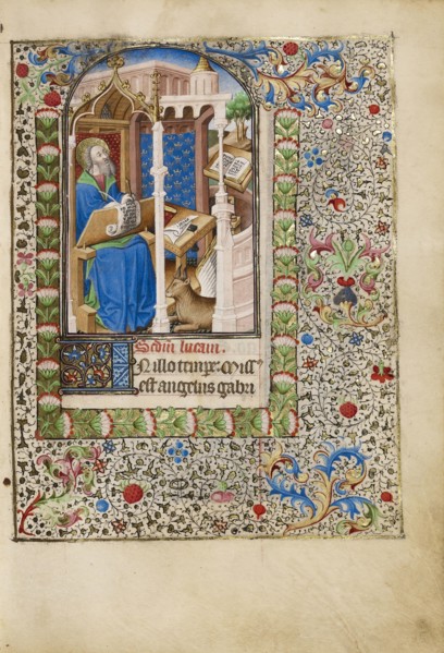 Saint Luke; Workshop of the Bedford Master, French, active first half of 15th century, Paris, France; about 1440 - 1450
