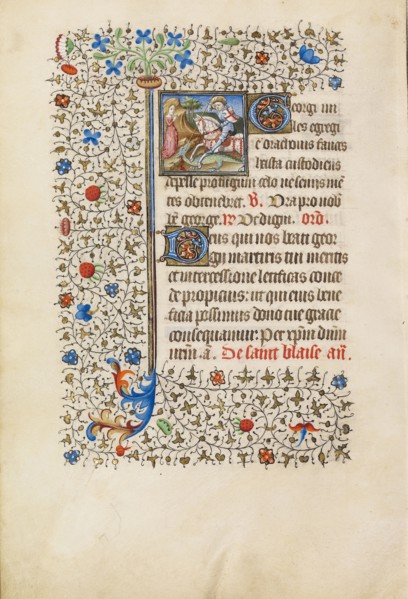 Saint George and the Dragon; Workshop of the Bedford Master, French, active first half of 15th century, Paris, France