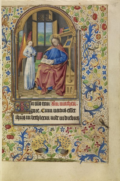 Saint Matthew; Master of Jacques of Luxembourg, French, active about 1460 - 1470, Northern France, France; about 1466 - 1470