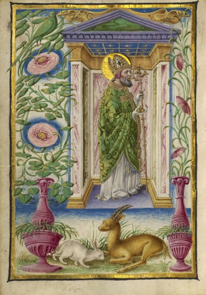 Saint Nicholas; Taddeo Crivelli, Italian, died about 1479, active about 1451 - 1479, Ferrara, Emilia-Romagna, Italy; about 1469