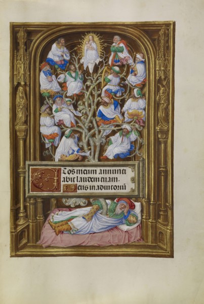 The Tree of Jesse; Master of James IV of Scotland, Flemish, before 1465 - about 1541, Bruges, Belgium; about 1510 - 1520