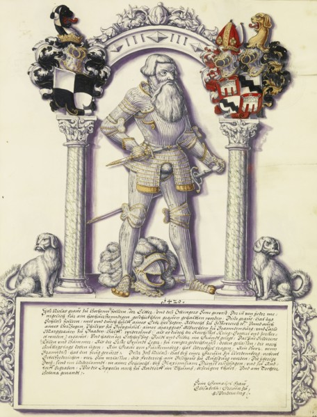 Jost Nicholas Hohenzollern; Jörg Ziegler, German, early 16th century - 1574,1577, Augsburg, probably, Germany; about 1572; Pen