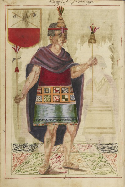 Manco Capac; La Plata, Bolivia; completed in 1616; Ms. Ludwig XIII 16, fol. 21v