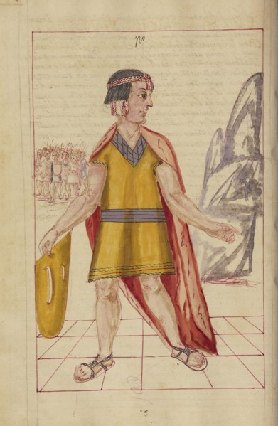 Tupac Inca Yupanqui; La Plata, Bolivia; completed in 1616; Ms. Ludwig XIII 16, fol. 49v