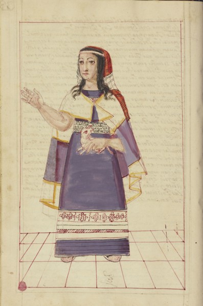 Mama Ocllo; La Plata, Bolivia; completed in 1616; Ms. Ludwig XIII 16, fol. 54v