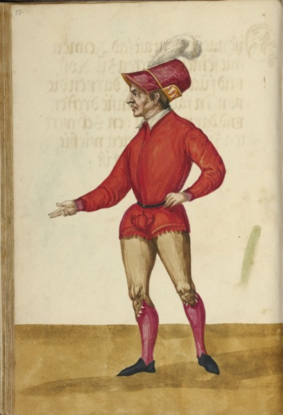A Herald; Augsburg, probably, Germany; about 1560 - 1570; Tempera colors and gold and silver paint on paper