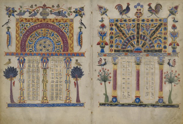 Canon Tables from the Zeyt'un Gospels, FOLIOS 3 AND 6